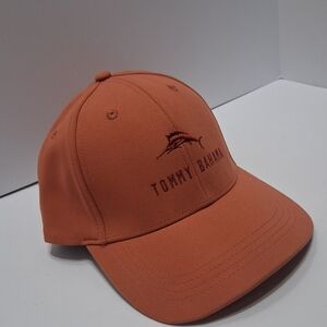Tommy Bahama Orange Tip Your Cap Marlin Man Baseball Cap/Hat.
